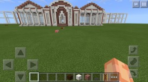 Create meme: minecraft PE, maps for minecraft 0.14.0, minecraft PE 1.0.0. beautiful house