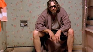 Create meme: dude lubovsky, dude Lebowski and the toilet, dude Lebowski