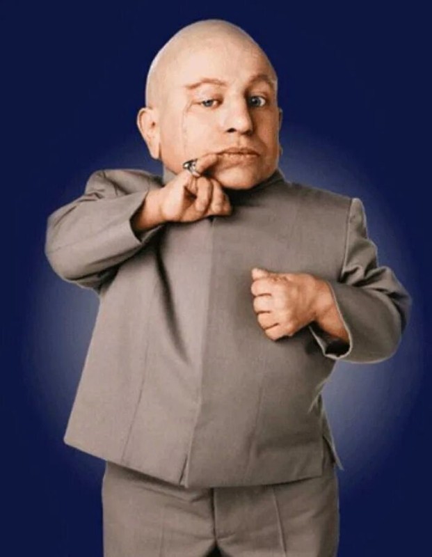 Create meme: Austin Powers Dr. Evil and Mini, min Dr. evil, mini we are austin powers