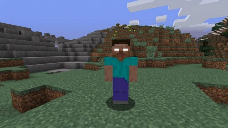 Create meme: herobrine minecraft, Herobrine Summoning totem, herobrine mod