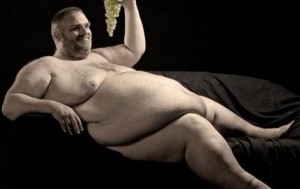 Создать мем: жиртрест, fat man, потный жирный мужик