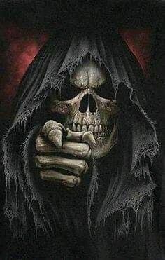 Create meme: dark arts, skull of death, grim reaper 