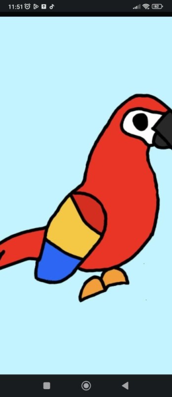 Create meme: a parrot, bright parrot, parrot 