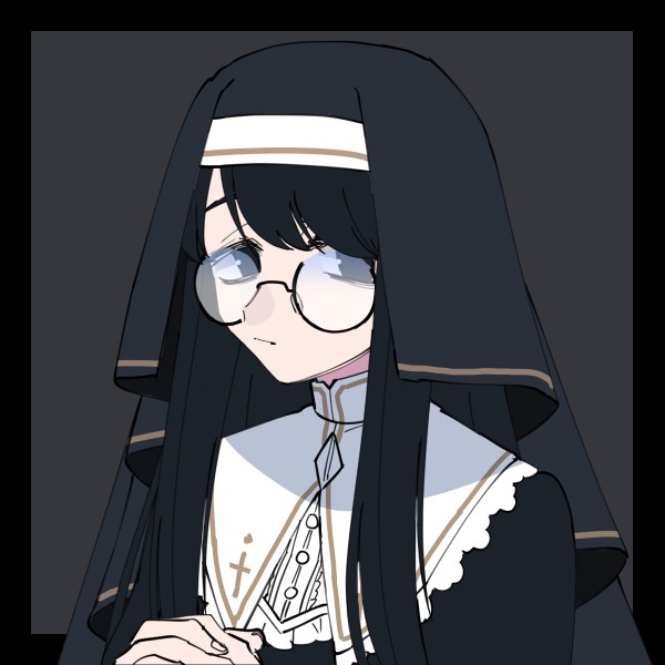 Create meme: anime nun, anime nun boy, anime characters