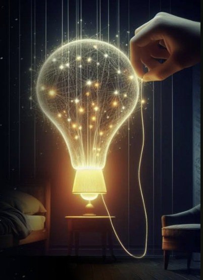 Create meme: the idea , light bulb background, lamp