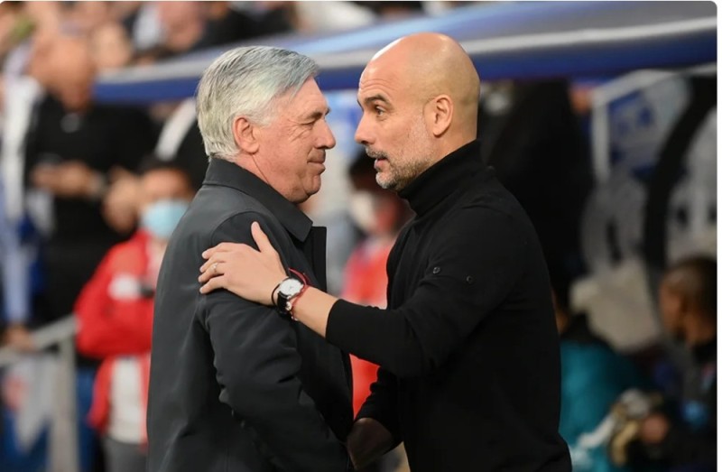 Create meme: Ancelotti vs. Guardiola, Carlo Ancelotti and Pep Guardiola, Carlo Ancelotti emotions