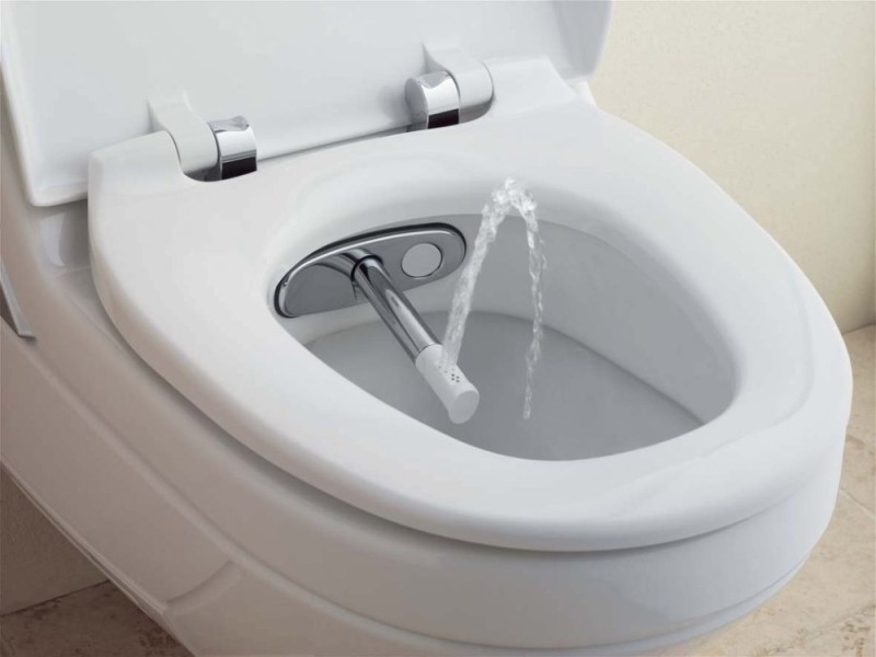 Create meme: bidet toilet, bidet attachment for the toilet, toilet bowl cersanit carina