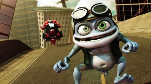 Create meme: frog, frog, crazy frog