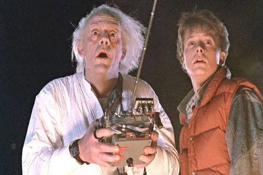 Create meme: back to the future , back to the future doc, back to the future 1985