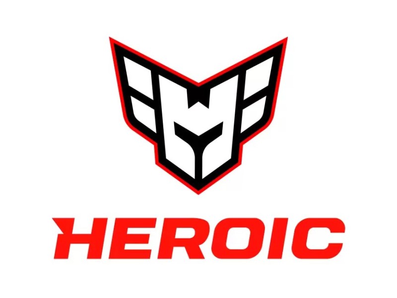 Create meme: heroic old logo, heroic first logo, the heroic team