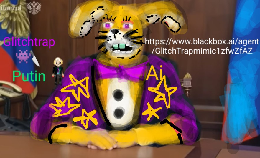 Create meme: fnaf glitchtrap, FNAF 8 glitchtrap, fnaf 