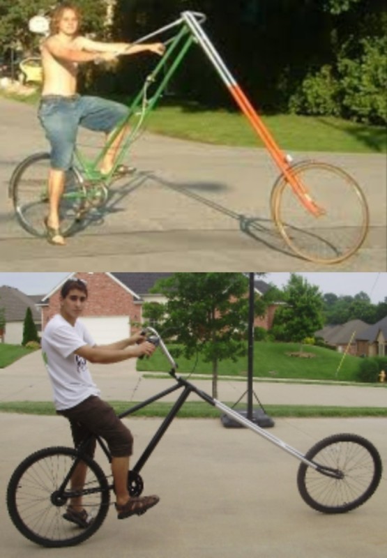 Create meme: bike chopper trike, bike custom, unusual bicycles