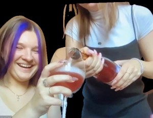 Create meme: drink, friend, people