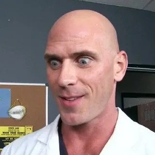 Create meme: johnny sins meme, John sins doctor, John PRA