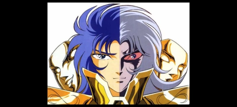 Создать мем: saint seiya evil saga, saint seiya gemini saga, gemini saga