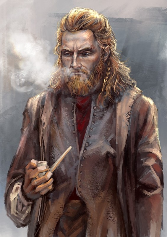 Create meme: the man with the beard art fantasy, man art fantasy, Tormund Art