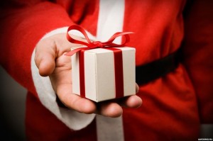 Create meme: a gift in the hand, gift, gift box