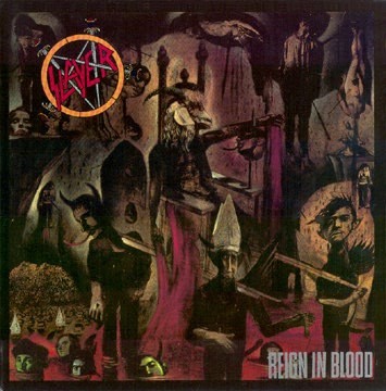 Создать мем: группа slayer 1986, reign in blood, slayer reign in blood 1986