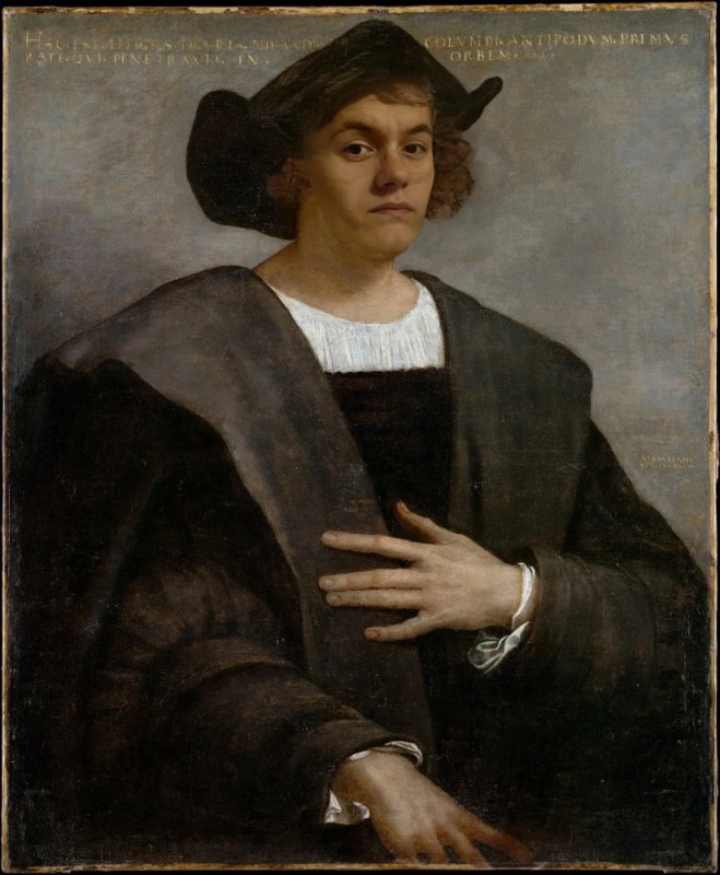 Create meme: Christopher Columbus, portrait of columbus, portrait of christopher columbus