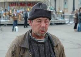 Create meme: man homeless, drunk bum, homeless Vladimir