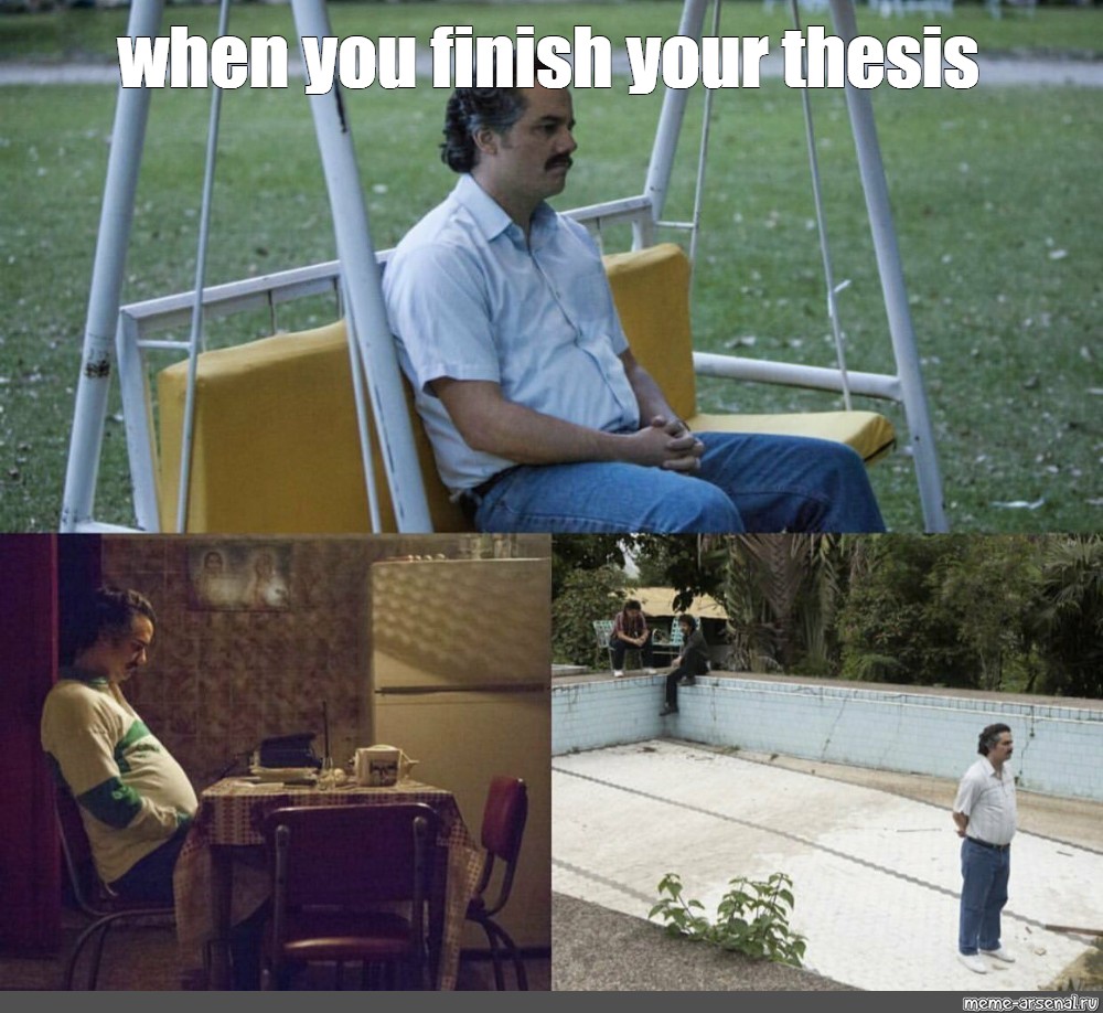 finishing thesis meme