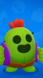 Create meme: the spike brawl stars, brawl stars spike, spike brawl