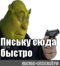 Взлома memes. Удалил быстро Шрек. Удали быстро. Шрек с пистолетом Мем. Отвал мемы.