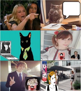 Create meme: cat in a tie, cat wearing a tie, cat