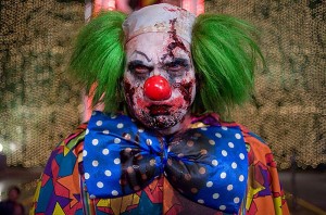 Create meme: clown, a movie about a zombie clown, scary clowns