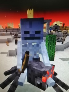 Create meme: in minecraft zombies