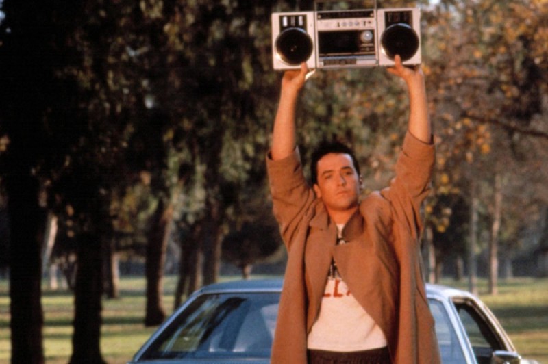 Create meme: say anything, romantic gesture, John cusack