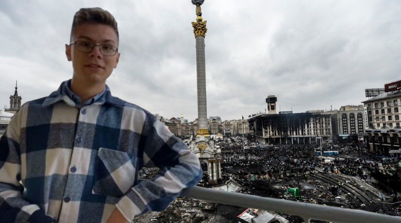 Create meme: Kiev Maidan, kiev square, kiev independence square