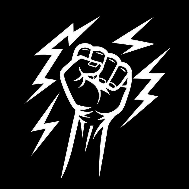 Create meme: electricity icon, the clenched fist symbol, fist logo