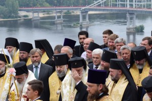 Create meme: the day of baptism of Rus, Patriarch Kirill, the procession