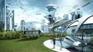 Create meme: the architecture of the future, the city of the future, futuristic city of the future