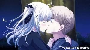 Create meme: paired anime, anime kiss, cute anime couples