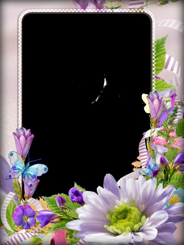 Create meme: photo frame with flowers, beautiful photo frames, flower photo frame