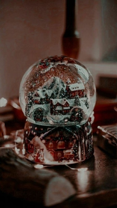 Create meme: snow globe, snow ball, new year's snow globe