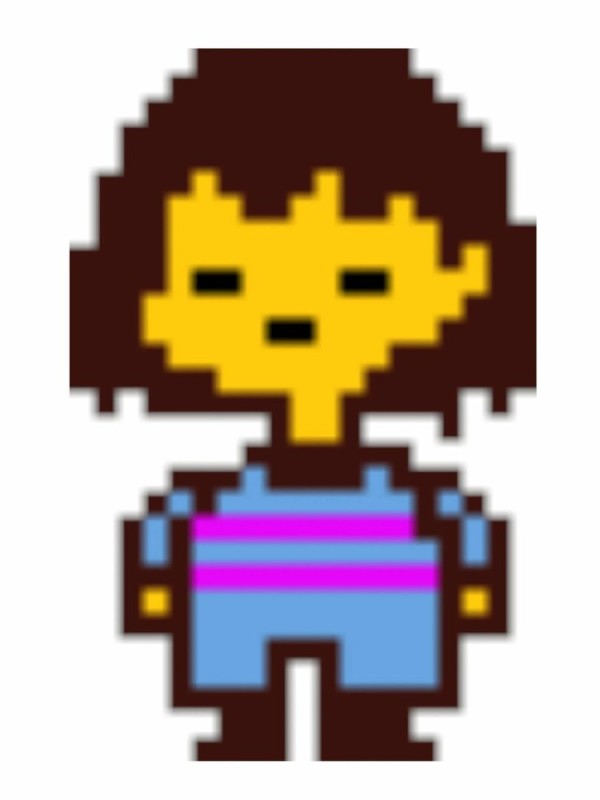 Create meme: undertail frisk, undertale frisk pixel, frisk pixel