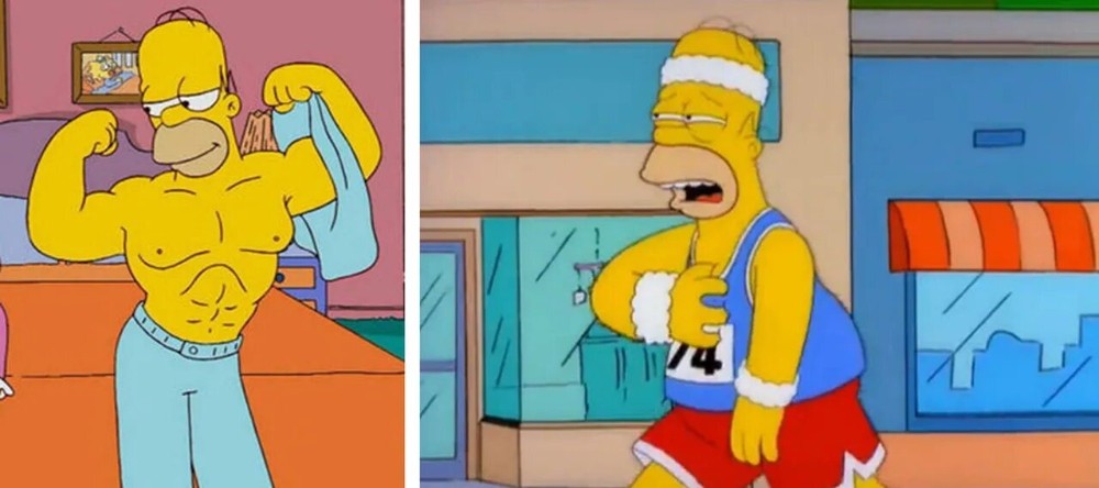 Create meme: Homer is a jock, Homer Simpson , Homer 