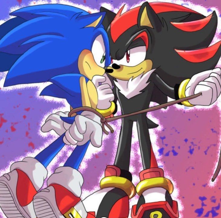 Create meme: shadow , sonic and shadow, sonic and shadow love