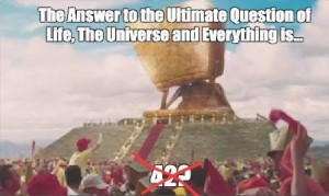 Create meme: hitchhiker's guide to the galaxy dumatel, dumatel 42 hitchhiker's guide to the galaxy, hitchhiker's guide to the galaxy 42