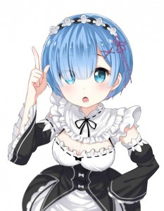 Create meme: REM anime, re zero rem