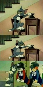Create meme: meme of Tom and Jerry, Tom and Jerry