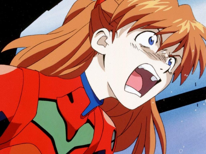 Create meme: evangelion, asuka evangelion 1995, evangelion 1995