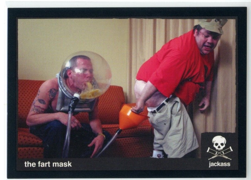 Create meme: Weirdos fart into a gas mask, Farting mask weirdos, fart mask