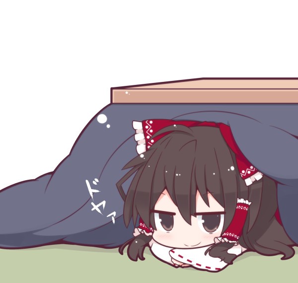 Create meme: kotatsu anime, Touhou Marisa and Reimu 64 by 64, anime drawings