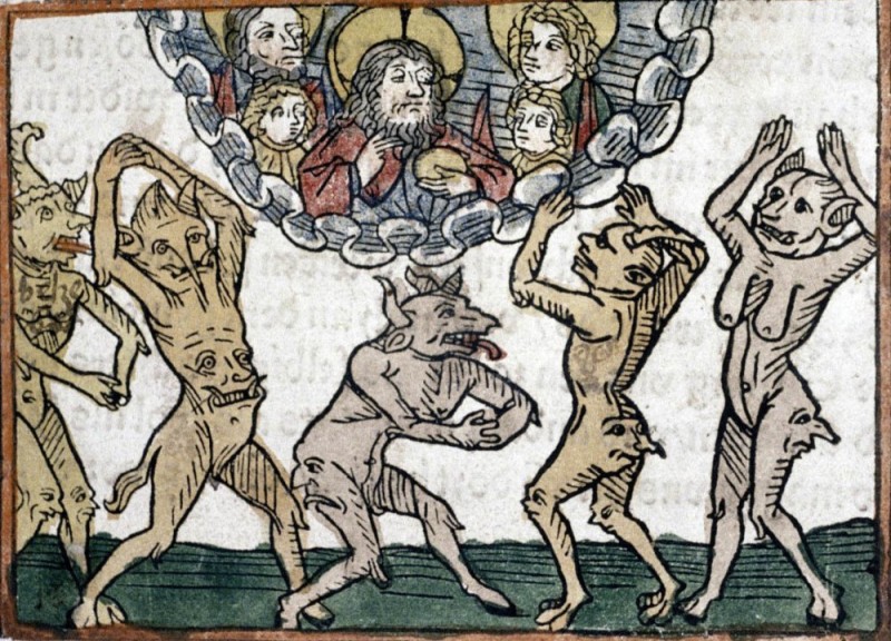 Create meme: The suffering Middle Ages demon, demonology of the Middle Ages, suffering middle ages 