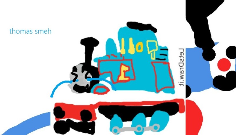 Create meme: Thomas the tank engine, thomas and friends all engines go, locomotive Thomas