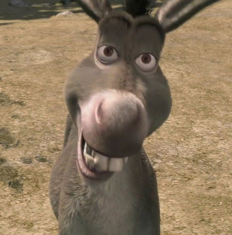 Create meme: the jackass of shrek, donkey shrek 2, shrek and the donkey